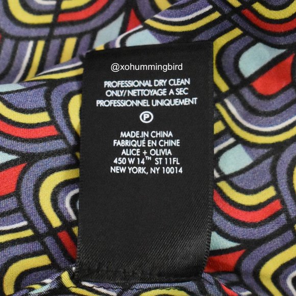 Alice + Olivia | Maura Tiered Handkerchief Skirt - Picture 16 of 16